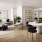 Open concept living space at Dolphin Marina renovated apartments in Los Angeles