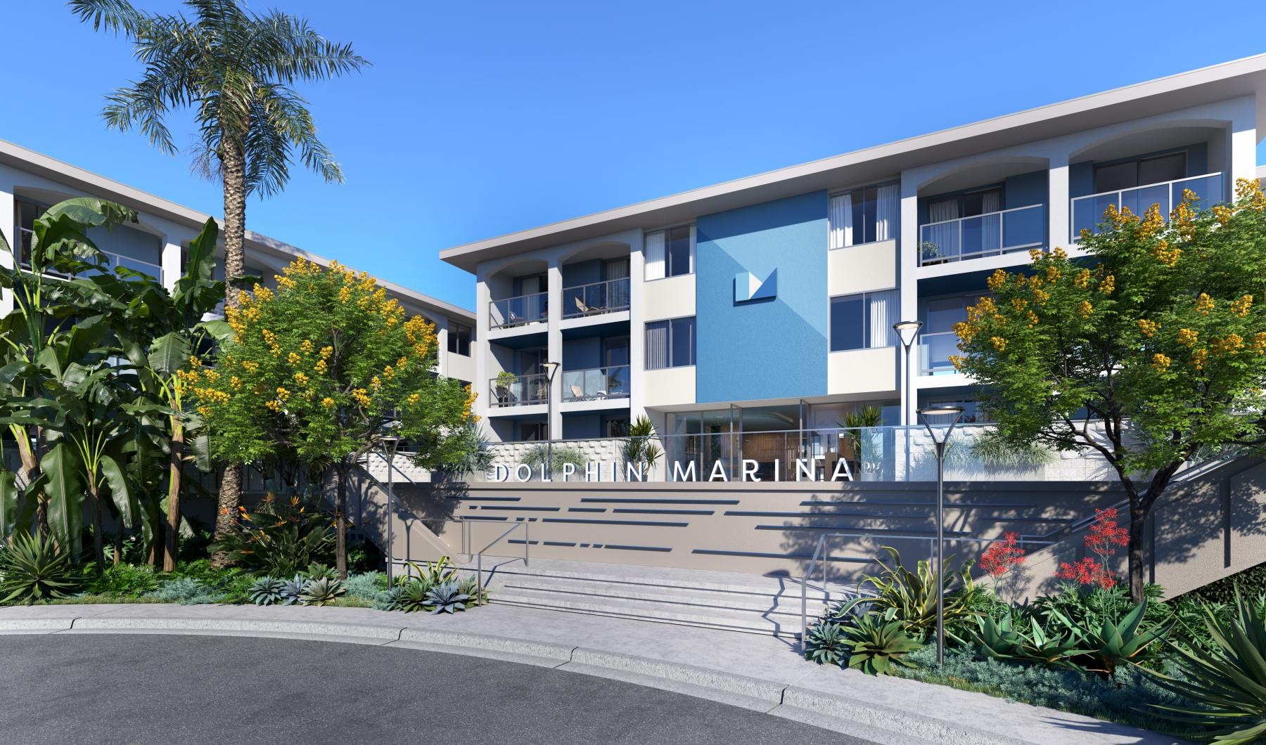 Dolphin Marina exterior rendering